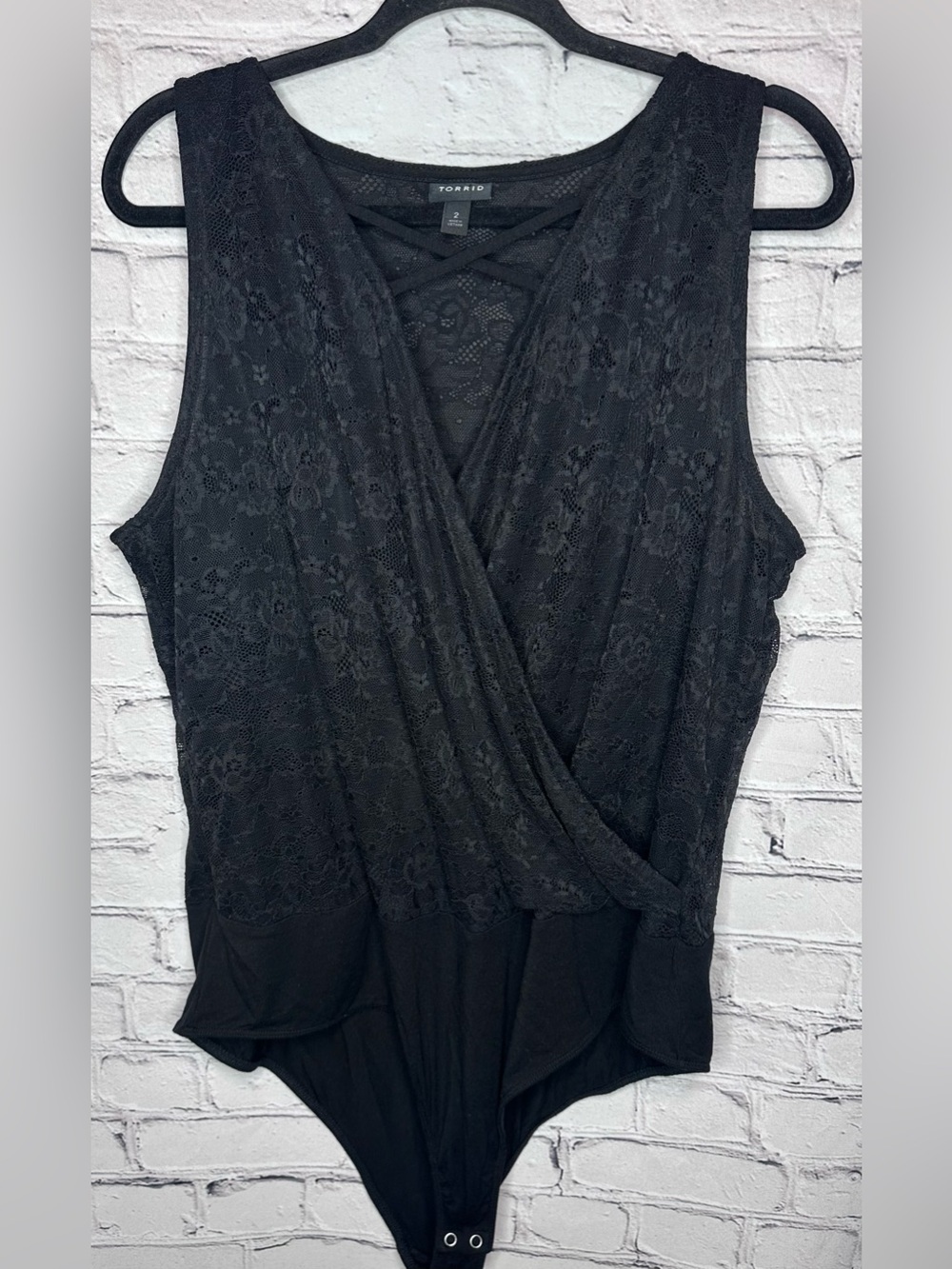 Torrid Black Lace Bodysuit